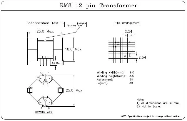 RM Series Ferrite Core View 2